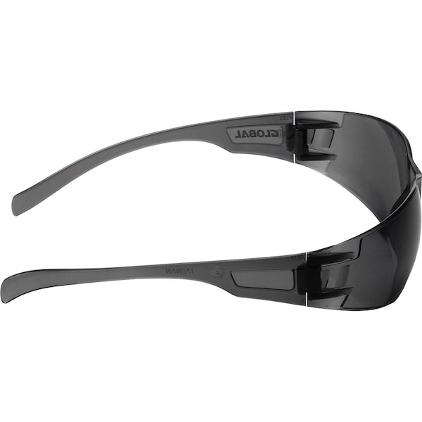 Frameless Safety Glasses, Anti-Fog, Smoke Lens